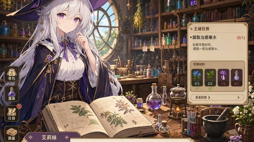 魔女秘药 角色路线 玩法截图 4