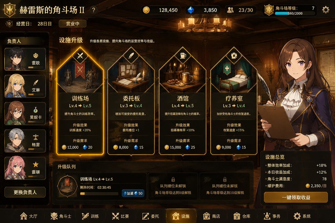 赫雷斯的角斗场Ⅱ 操作界面 演示图 7