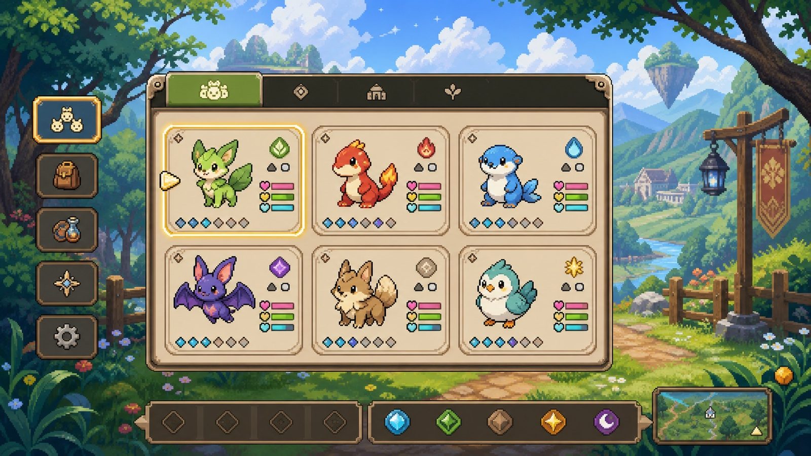 精灵谷物语SpiritValley版 角色路线 场景图 2